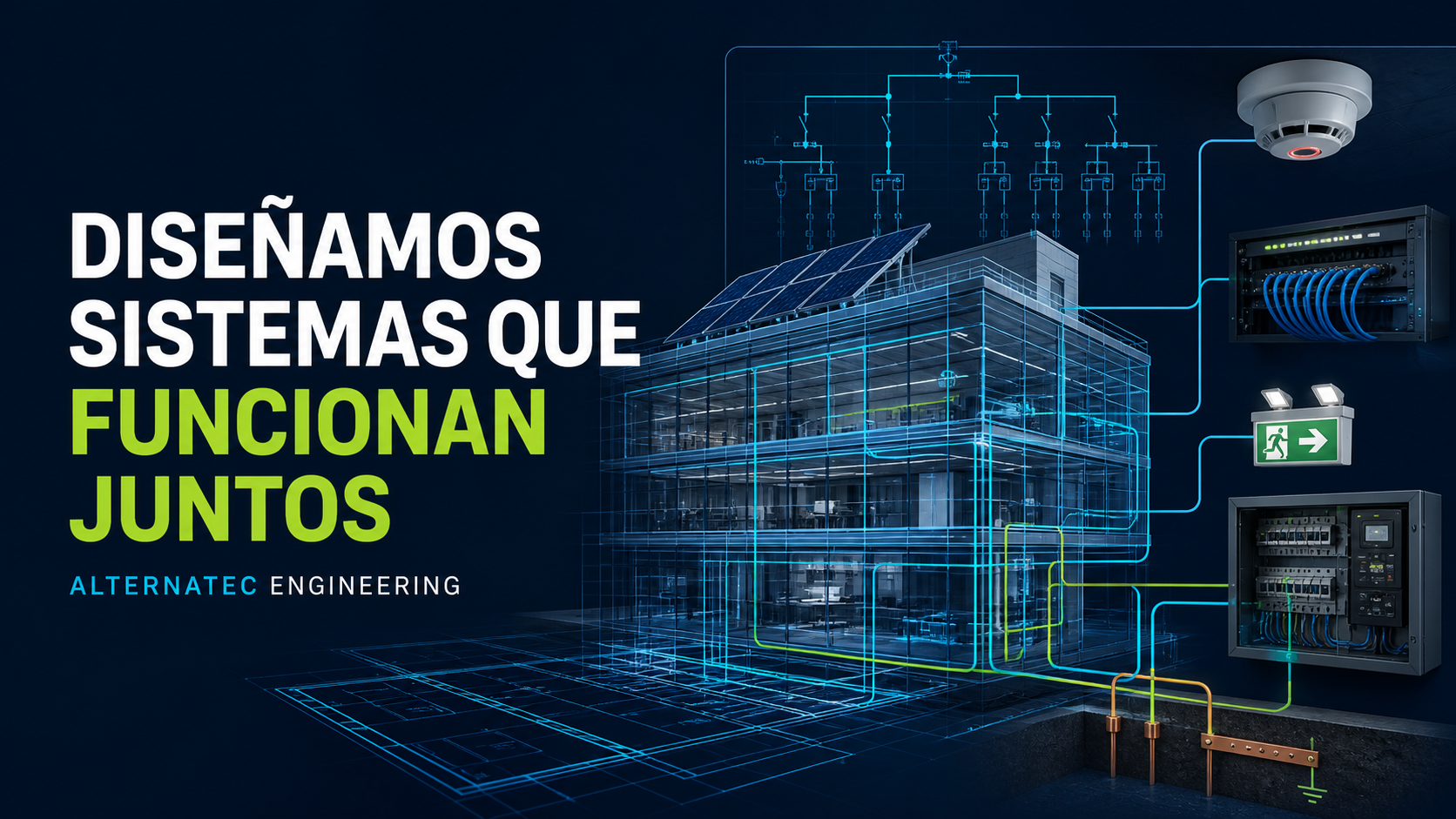 Diseño eléctrico integral y coordinación técnica de sistemas desarrollados por Alternatec